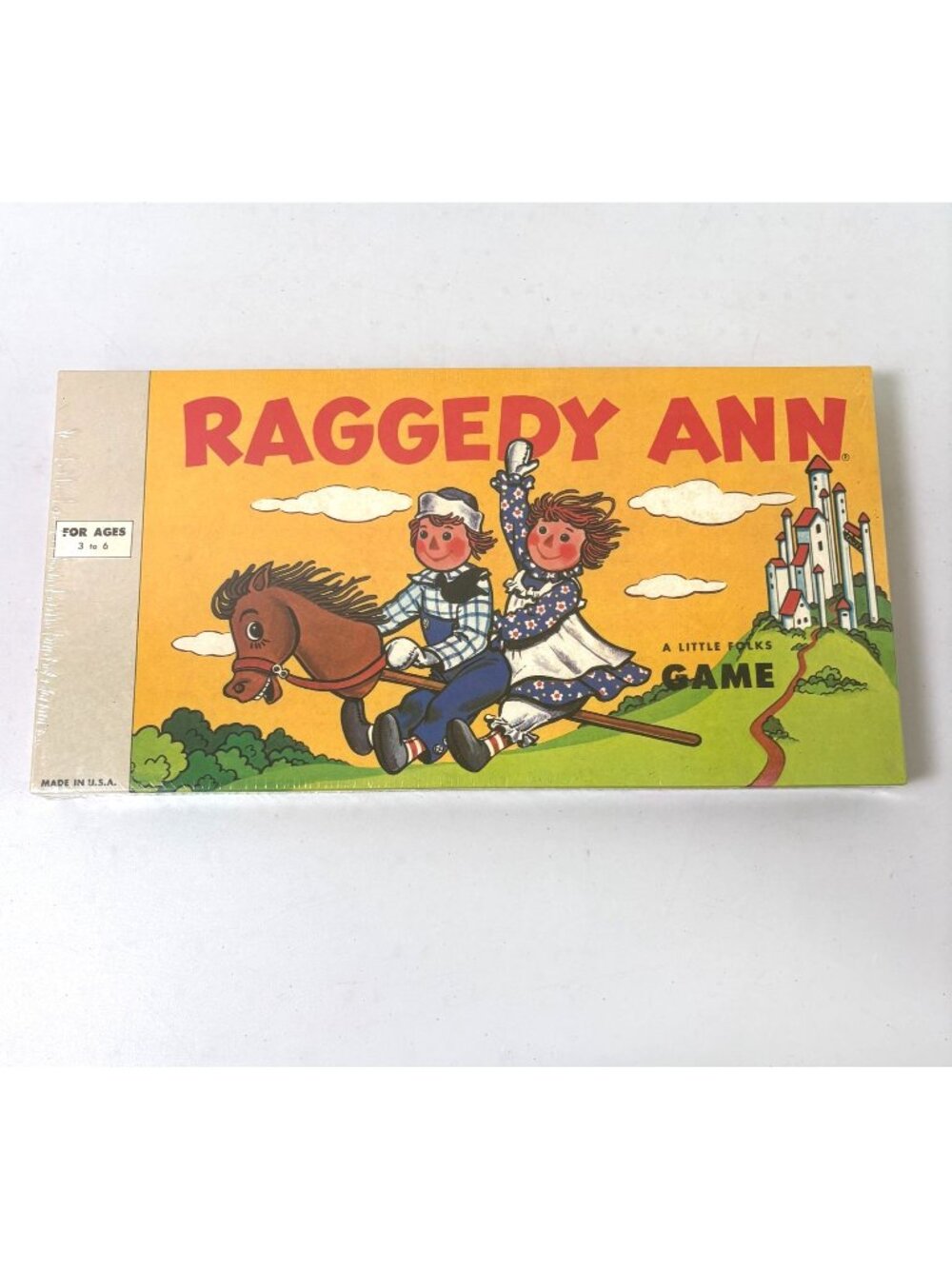 Raggedy Ann A Little Folks Game Boardgame Simon & Schuster Vintage New Sealed